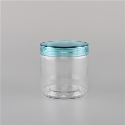 Llauna de fruita de plàstic blau