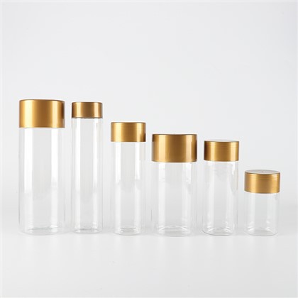 Pots de plàstic amb tapes daurades