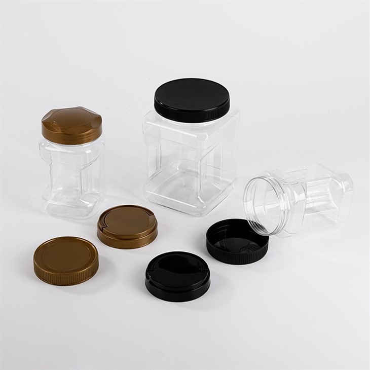 Large Plastic Square Grip Container 1kg