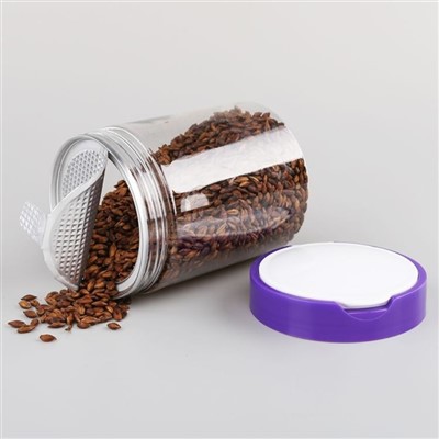 Recipient de plàstic per a cafè mòlt