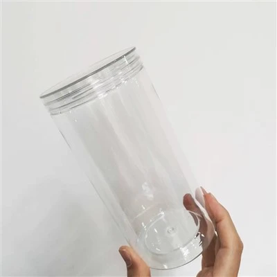 Pots de plàstic transparent de 900 ml
