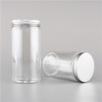 Pots de plàstic d'emmagatzematge transparents