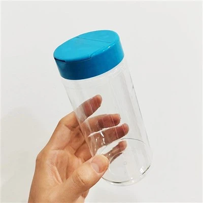 Pots d'espècies de plàstic transparent de 16 oz