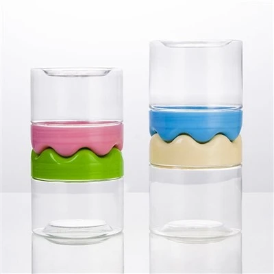 Nou disseny de pots transparents de plàstic